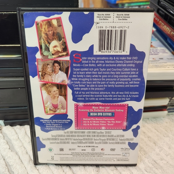 🎬3/$15 COW BELLES  Disney Family DVD - Picture 4 of 4